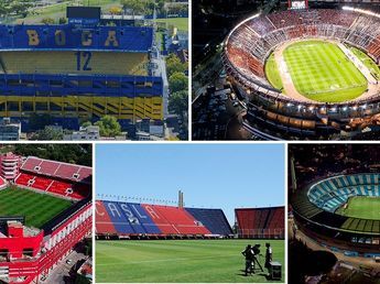 AFA publicó el ranking de los 9 estadios más grandes del fútbol argentino