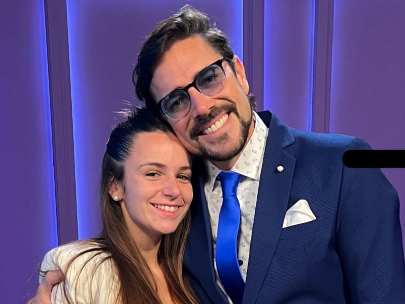 Matías Alé y su esposa