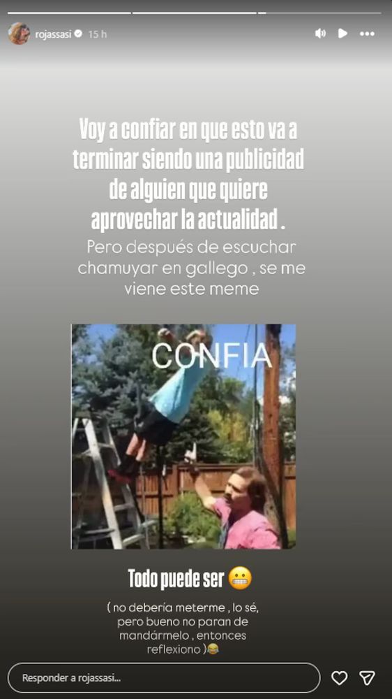 Sabrina Rojas sobre el pasacalles de Luciano Castro