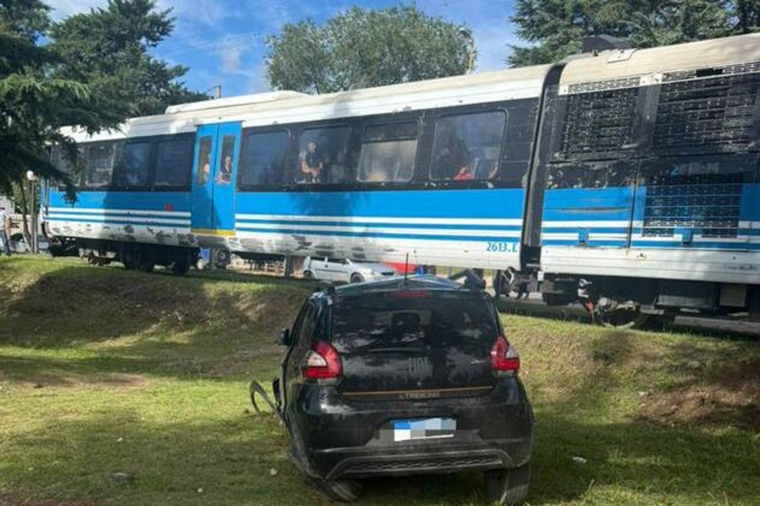 Siniestro vial del Tren de las Sierras en Punilla.