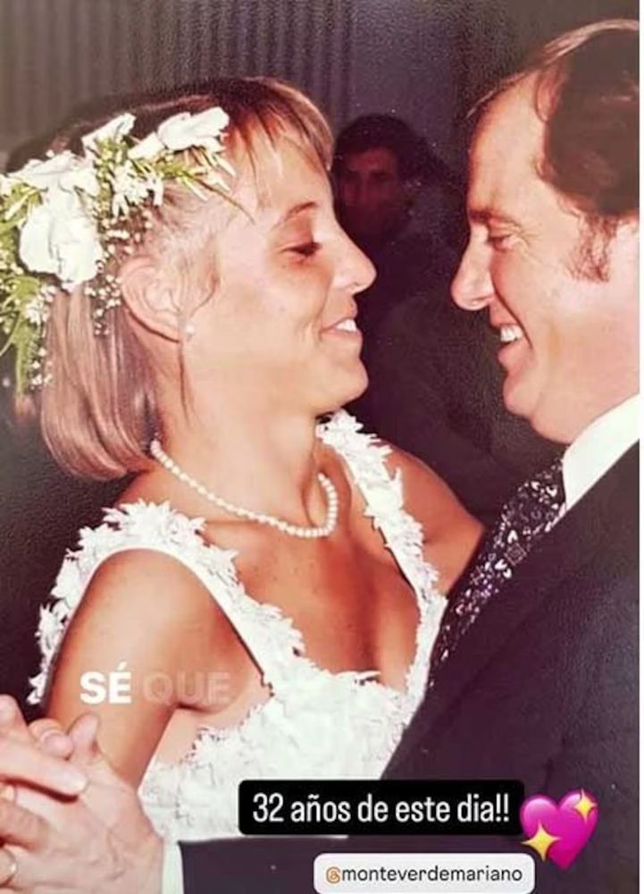 Jimena Monteverde y su marido