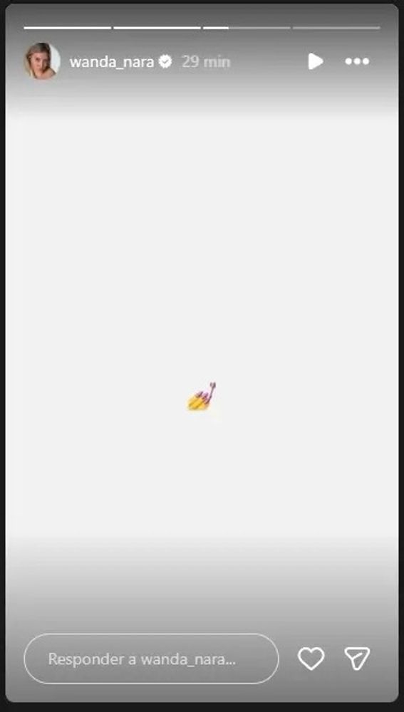 La historia de Instagram de Wanda Nara tras superar el rating de Hija del Fuego.