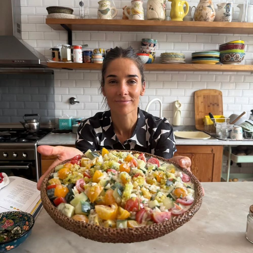 Juana Viale subió fotos a Instagram de su receta.