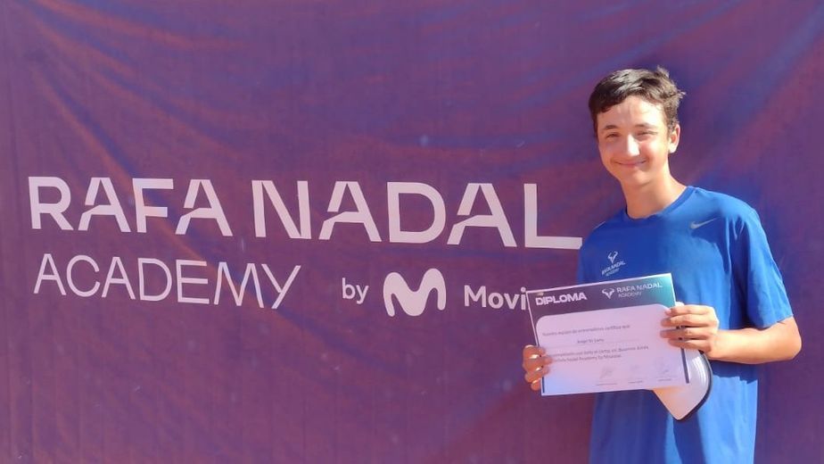 Tenis: el puntaltense Ángel Di Carlo rumbo a Mallorca