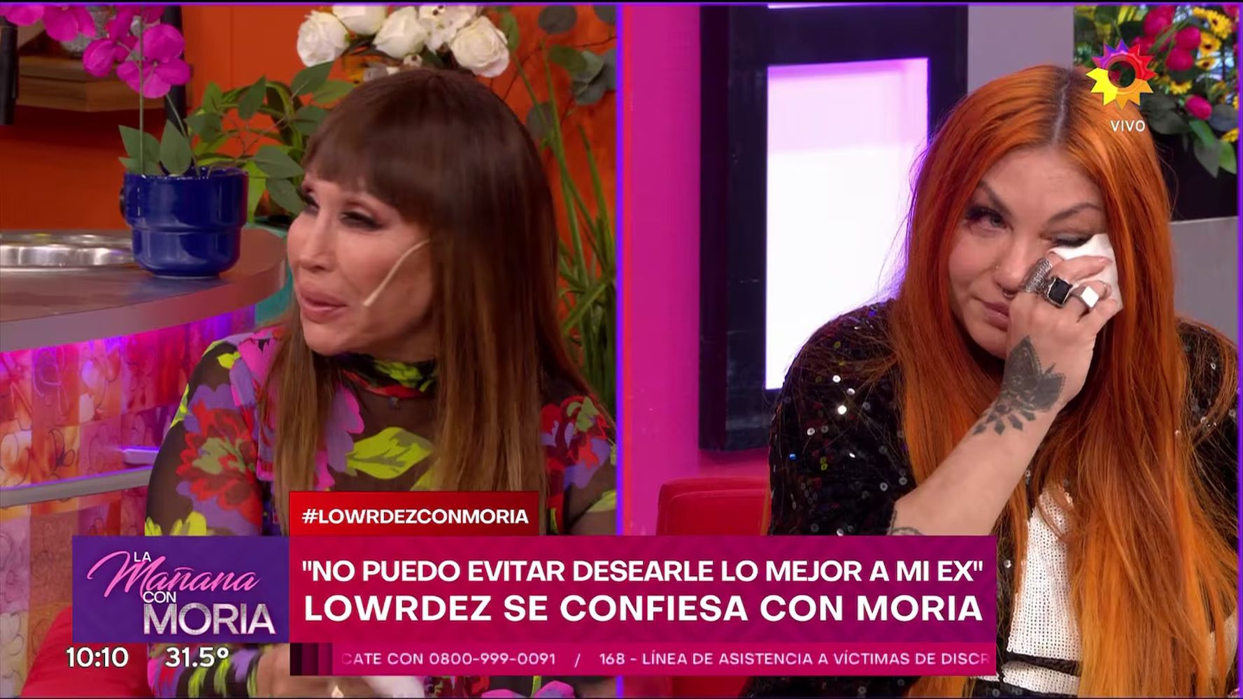 Moria Casán y Lowrdez Fernández