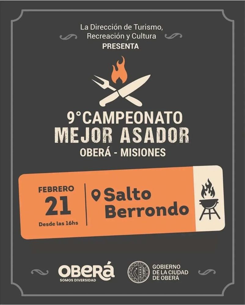 Oberá abrió la inscripción para el 9° Campeonato del Mejor Asador.