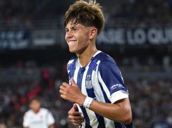La emoción de Giovanni Baroni por su primer gol con el Talleres de Carlos Tevez: "Gracias"