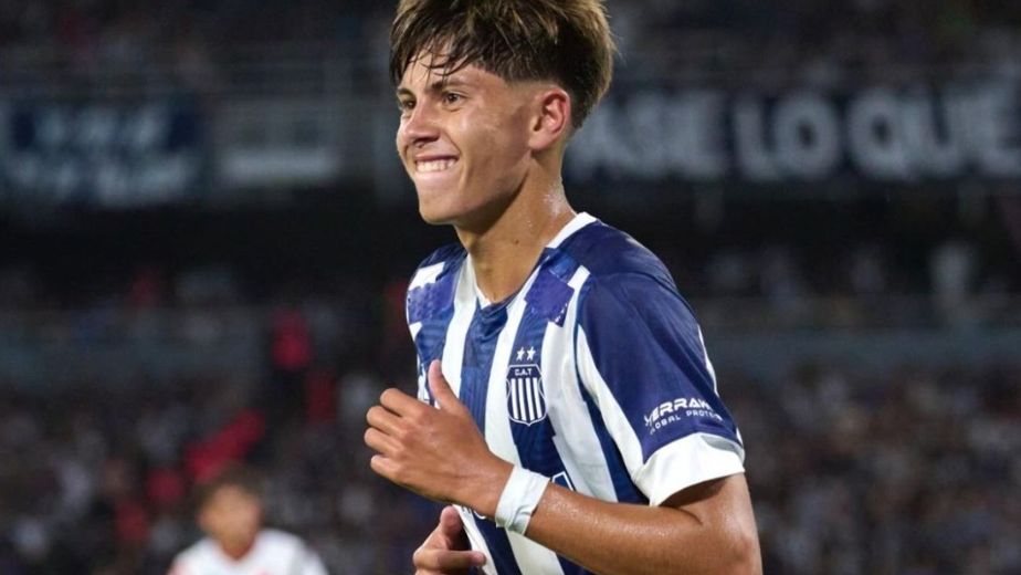 La emoción de Giovanni Baroni por su primer gol con el Talleres de Carlos Tevez: "Gracias"
