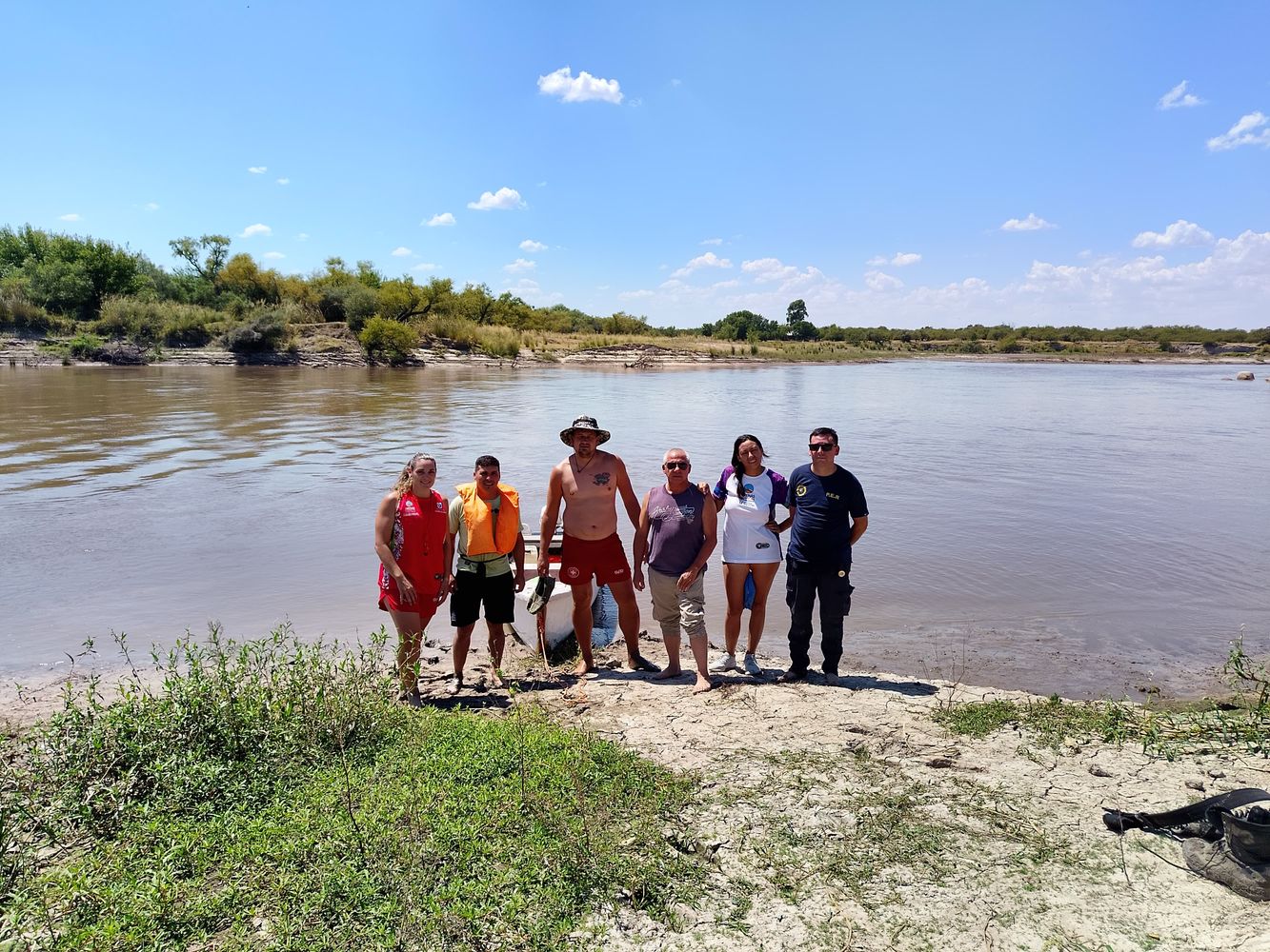 Drama en el río: un niño fue arrastrado por la corriente y hubo minutos de puro terror