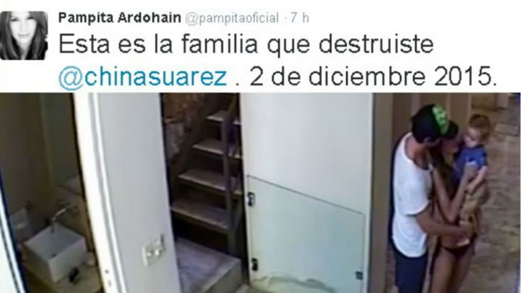 El tuit de Pampita