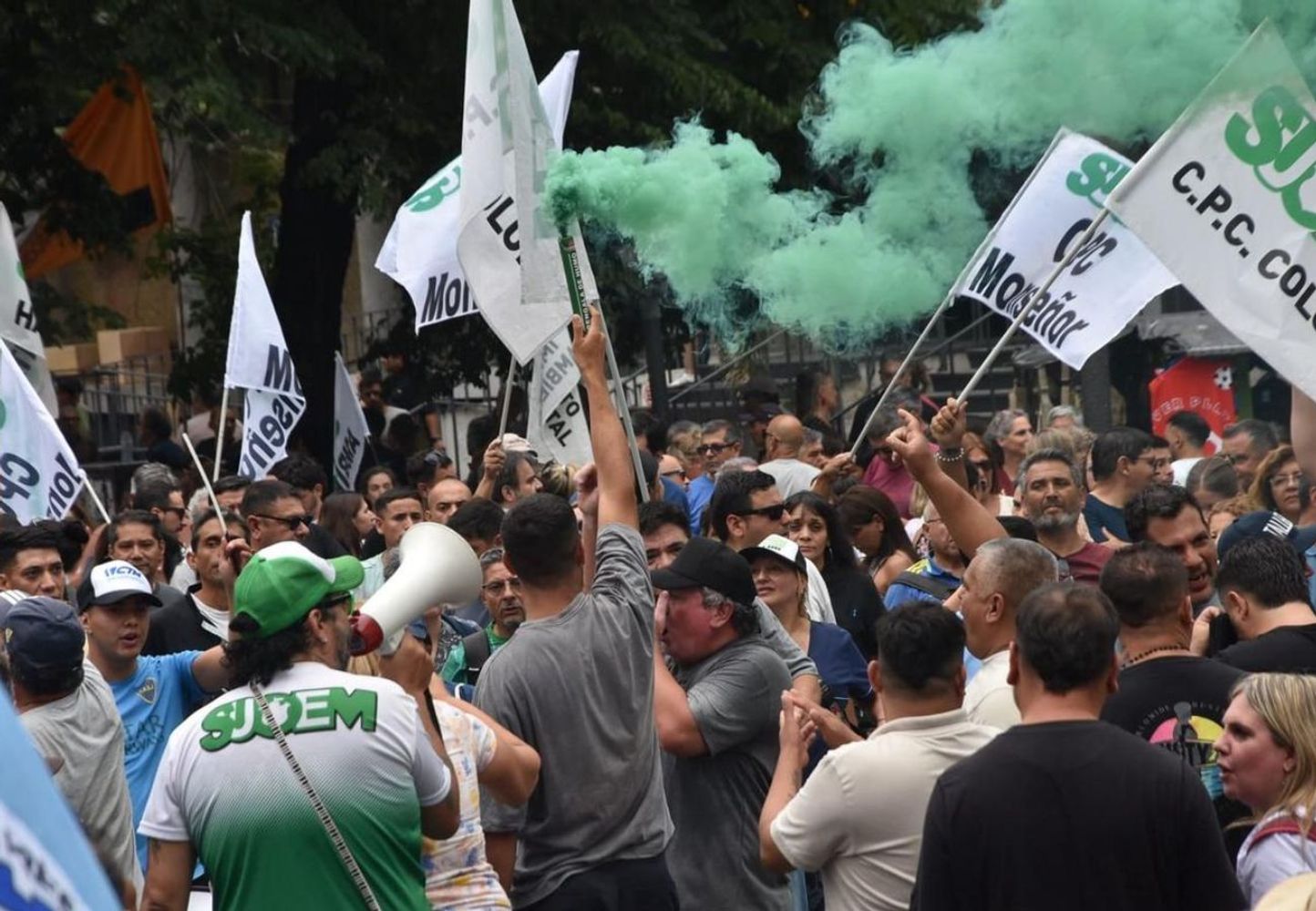 Marcha contra la reforma laboral.