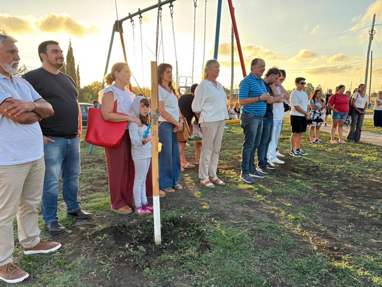Tres Arroyos: quedó inaugurada la plazoleta del barrio Nuevo Olimpo