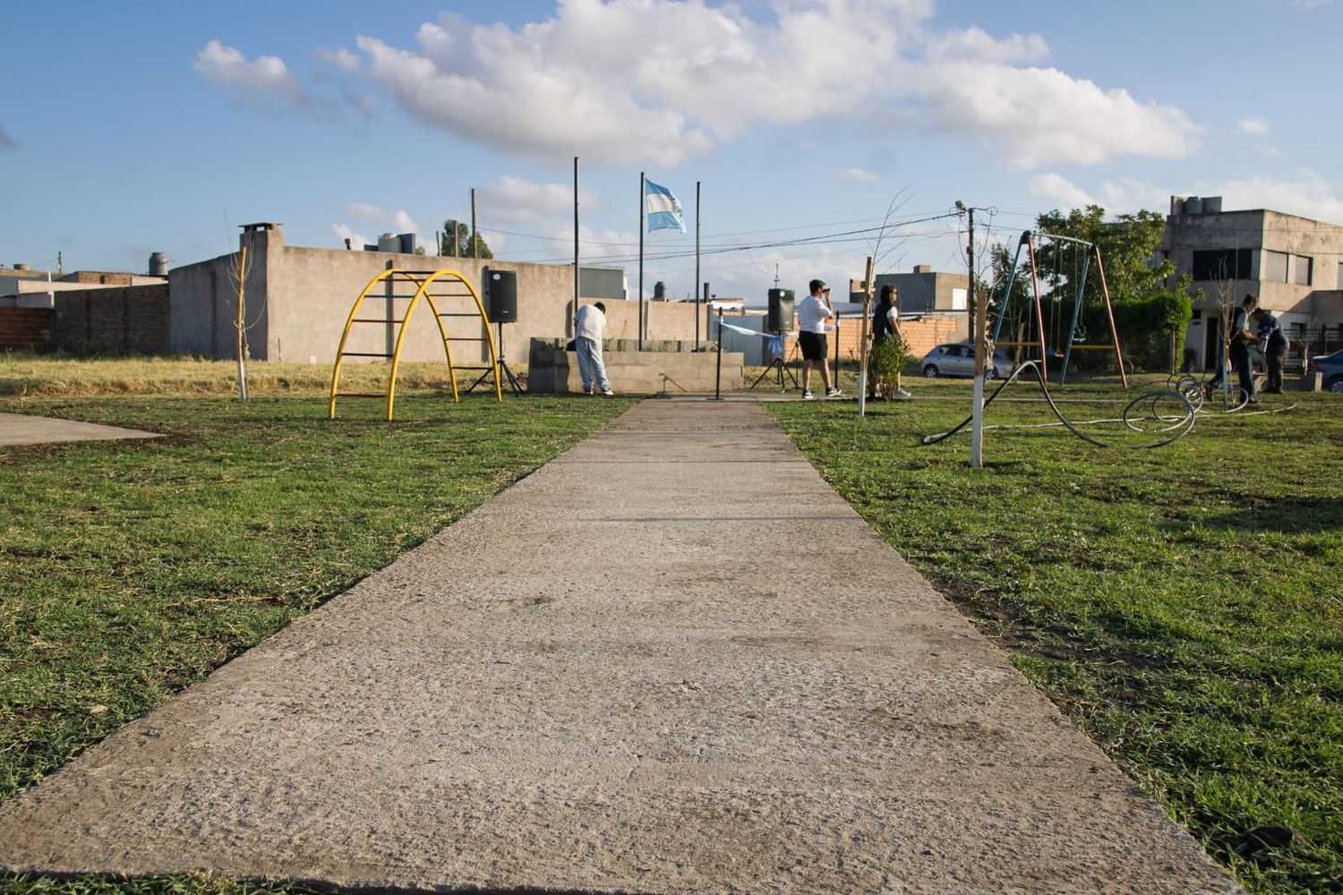 Tres Arroyos: quedó inaugurada la plazoleta del barrio Nuevo Olimpo