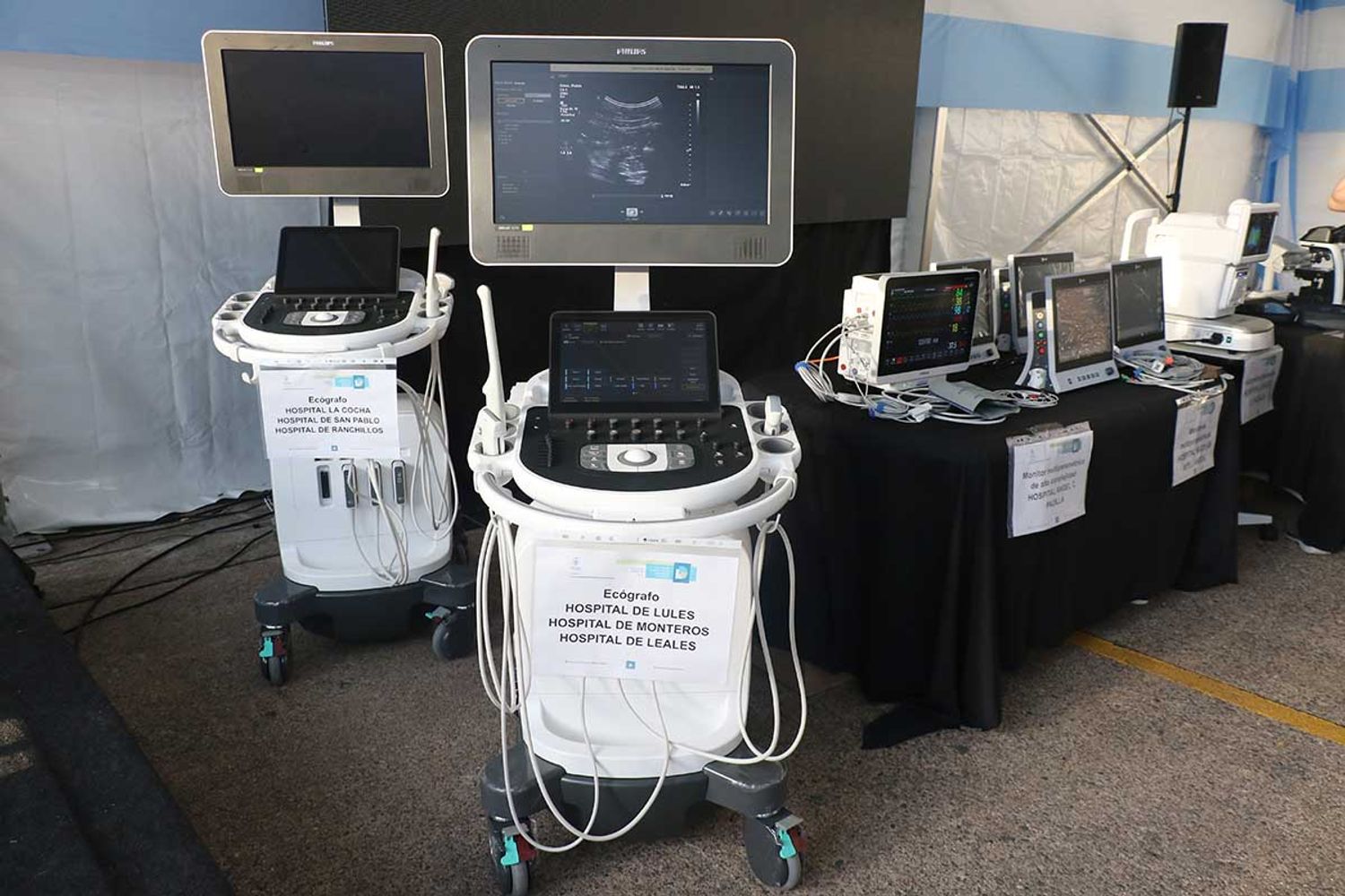 Se suman equipos para diagnóstico y cirugías, y se incorporan móviles para traslados en el circuito de procuración y trasplante.