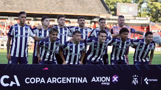 La formación de Talleres en la victoria.
