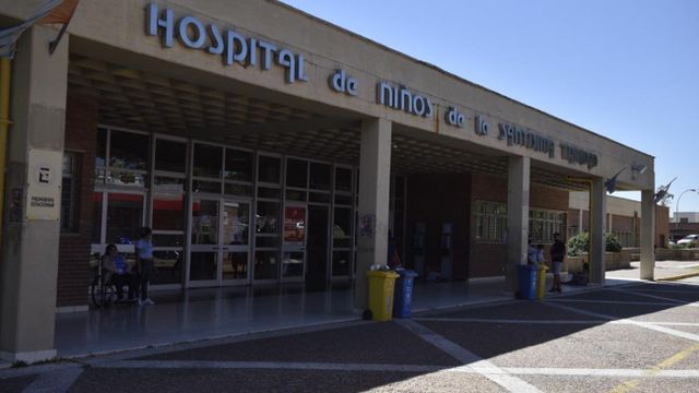 El menor se encuentra internado en el Hospital de Niños.