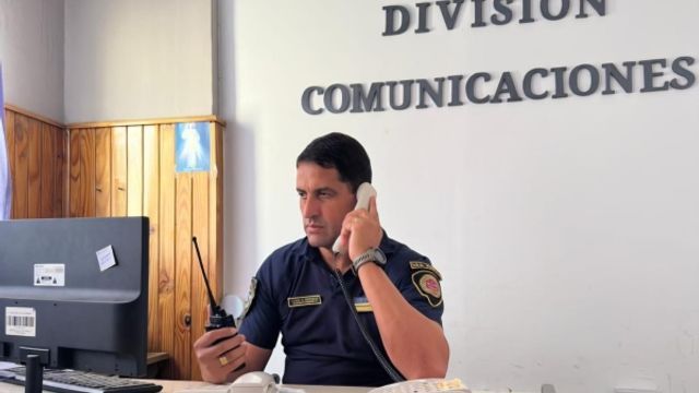 Flavio Menchaca Sargento 1° de la División Comunicaciones de la Departamental Punilla