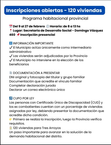 Programa Habitacional Provincial
