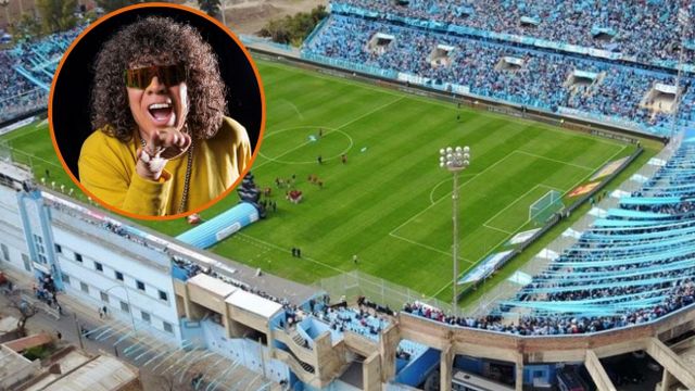 La Mona se presentará en la cancha de Belgrano. 