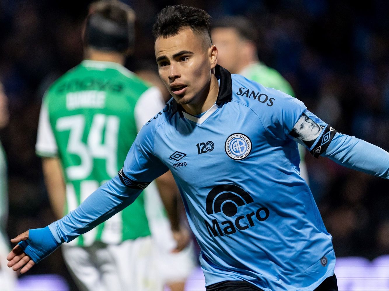 El "Chino" Lucas Zelarayán, listo para reaparecer en Belgrano frente a Banfield.