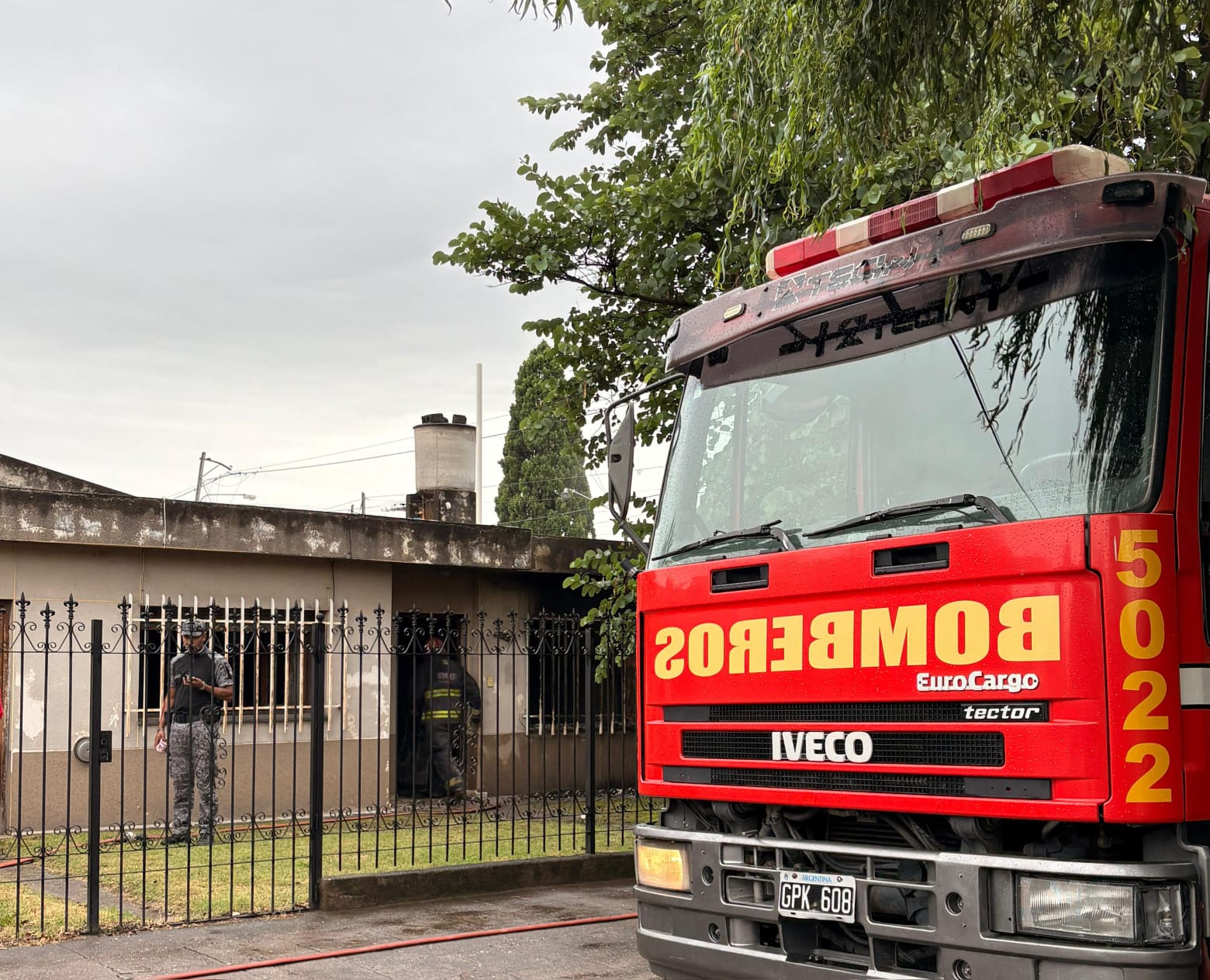 Las imágenes del incendio en Córdoba.