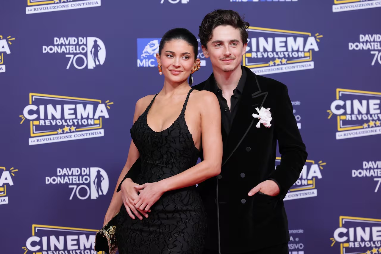 Timothée Chalamet y kylie jenner.
