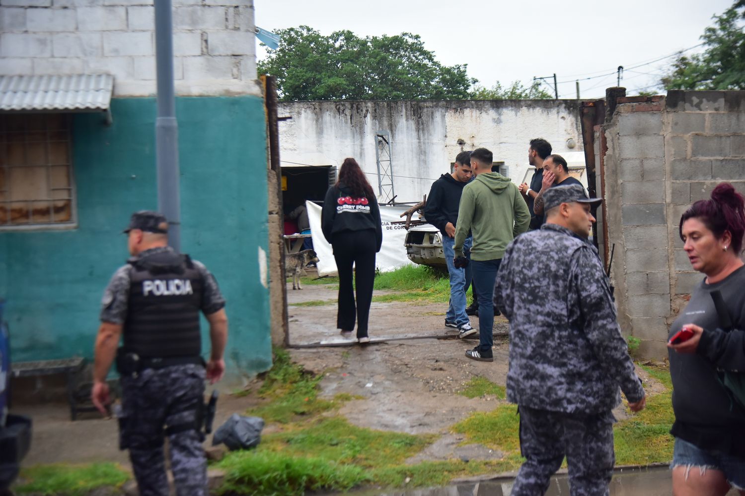 La hija de ala víctima lo encontró agonizando.