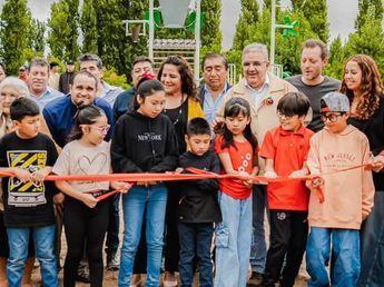 Corral Quemado inauguró el Parque Los Álamos y suma un nuevo espacio turístico