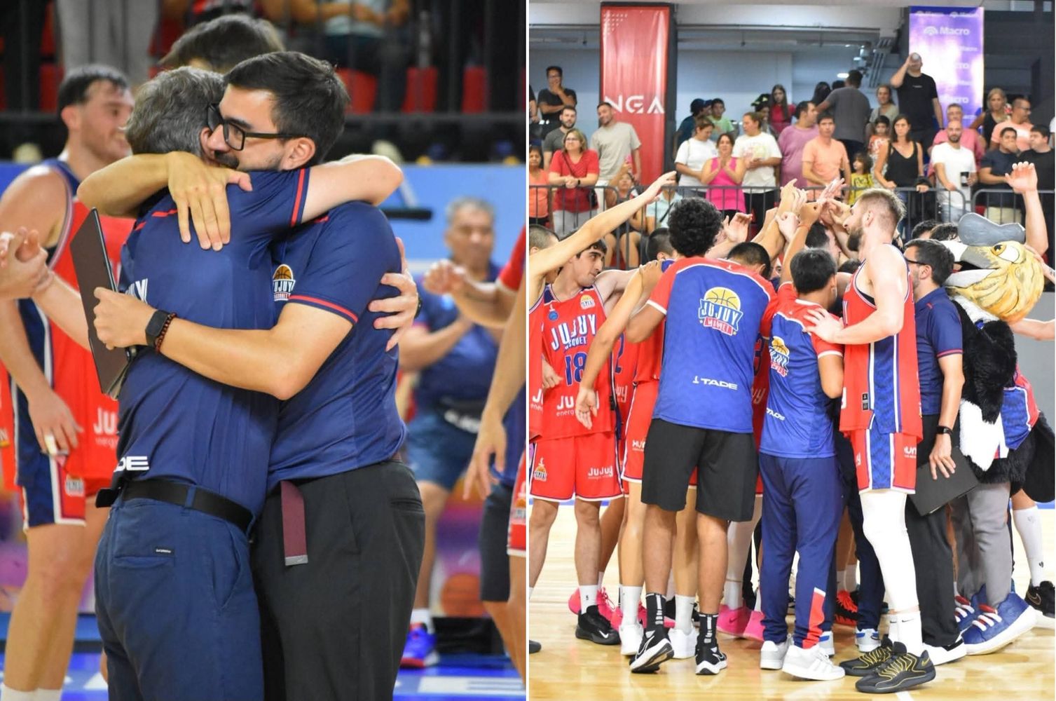 Faltando poco para el final, los “cóndores” se agrandaron con el empuje del público, su “jugador número seis”, para quedarse con un triunfo que fue ampliamente festejado por cuerpo técnico y jugadores.