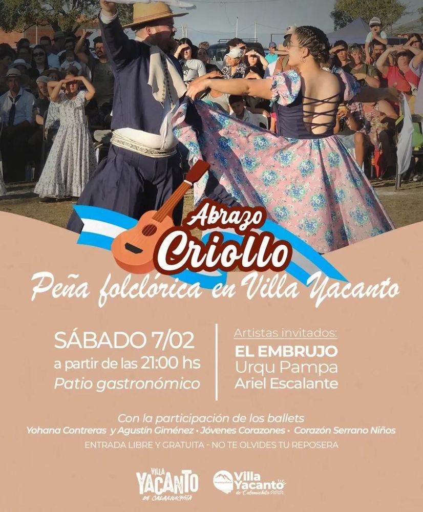 Villa Yacanto, punto de encuentro este fin de semana.