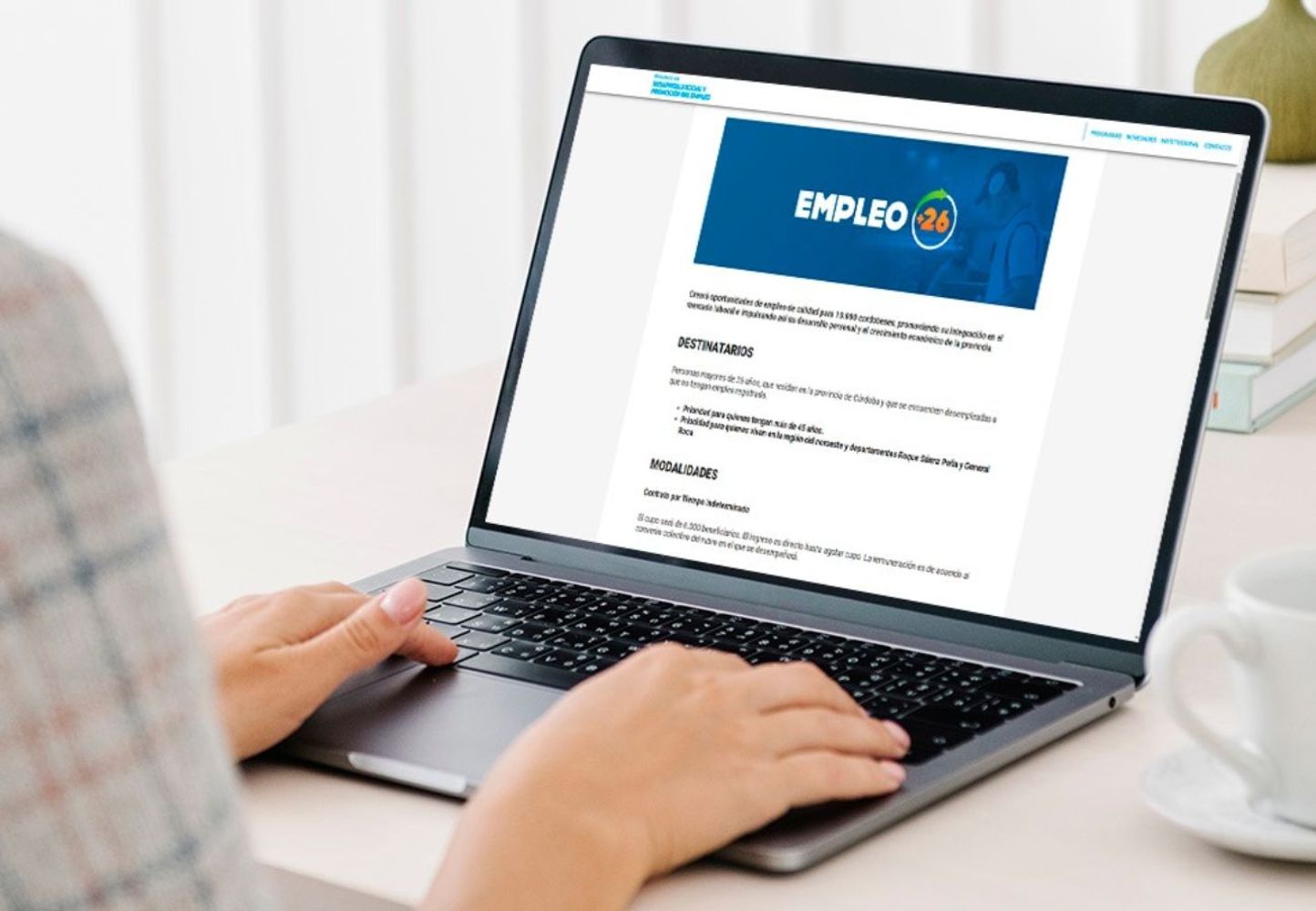 Los programas de empleo de Córdoba mitigaron la crisis laboral.