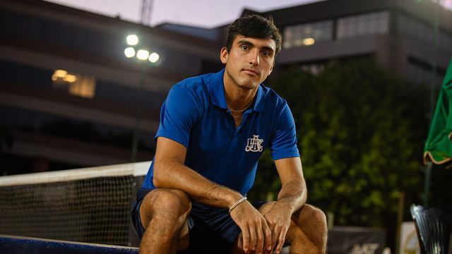 Román Burruchaga recibió amenazas antes de jugar la semifinal del Challenger de Rosario