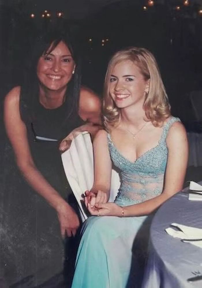 Alejandra Maglietti en sus 15