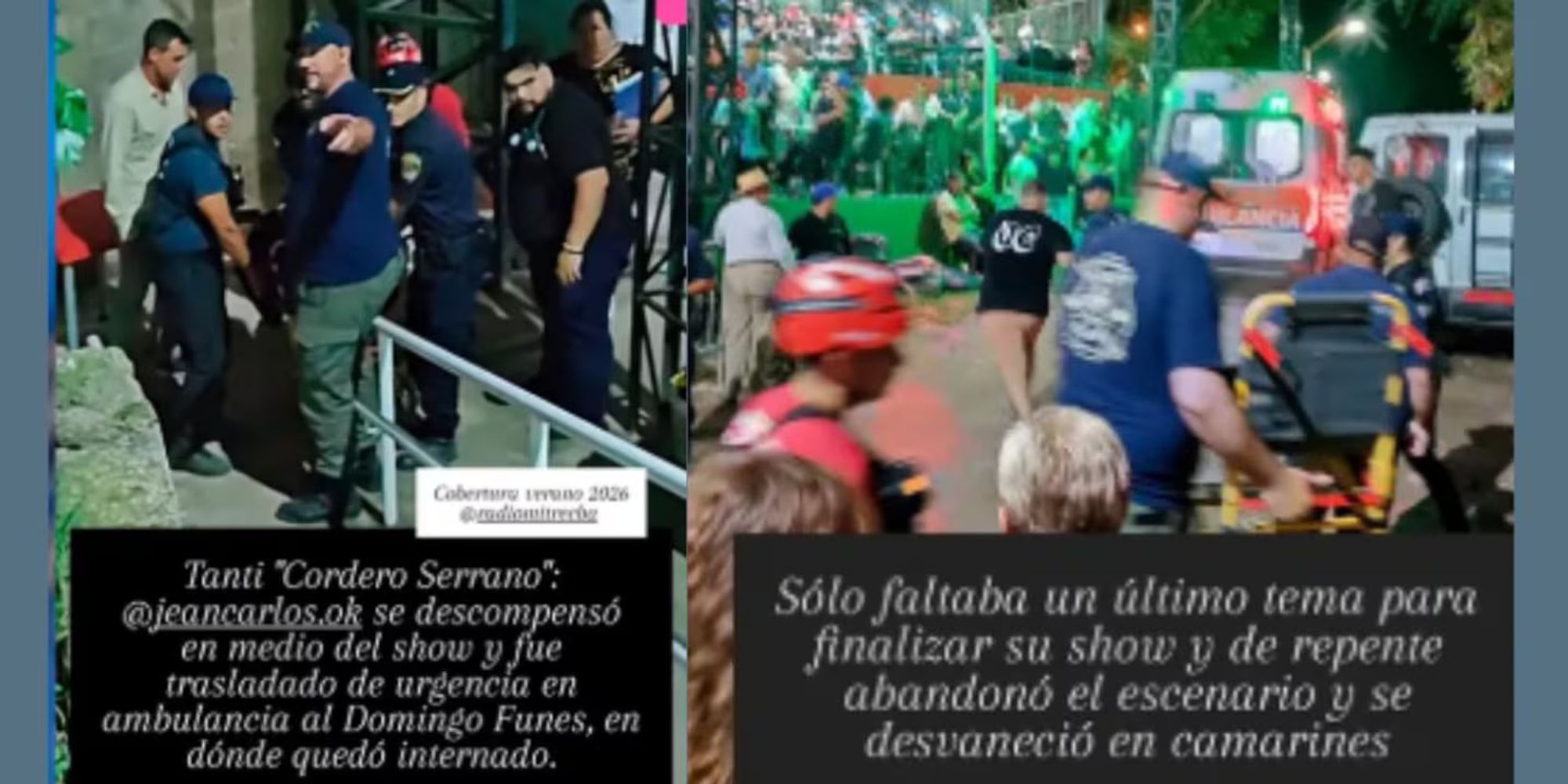 Jean Carlos se descompensó en Tanti.
