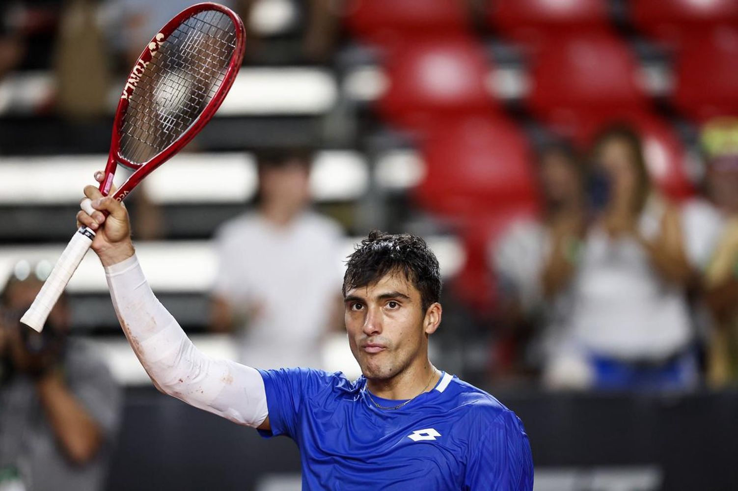 Román Burruchaga recibió amenazas antes de jugar la semifinal del Challenger de Rosario