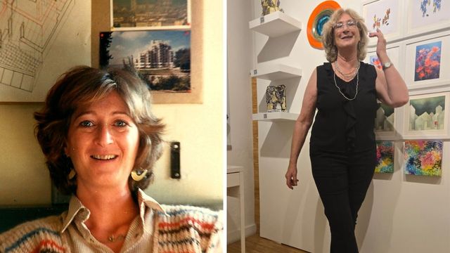Fanny, la artista de vitrofusión