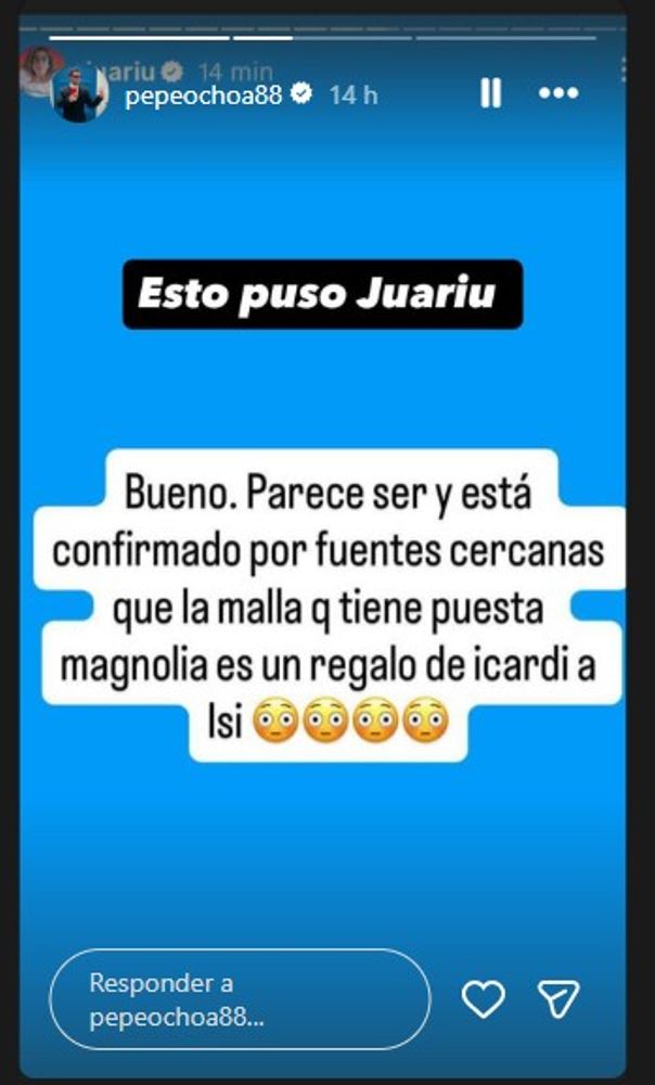 Juariu sobre la hija de la China Suárez