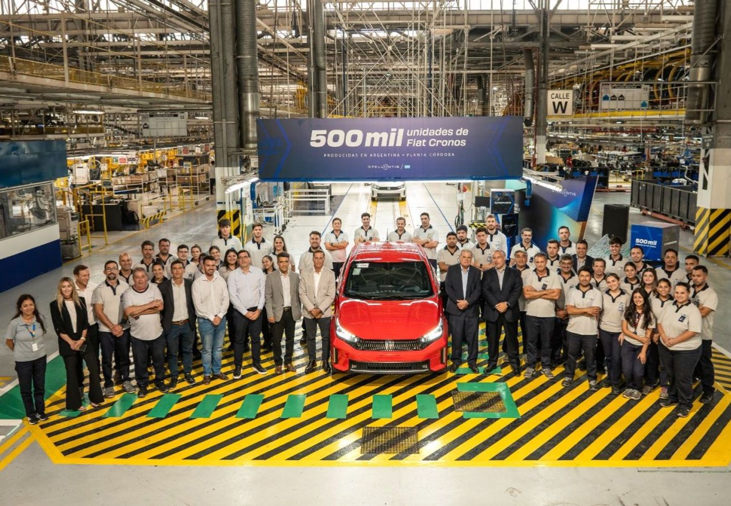 Stellantis alcanzó los 500.000 Fiat Cronos en Córdoba.