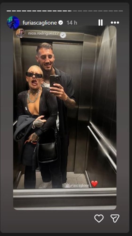 Furia y su novio futbolista