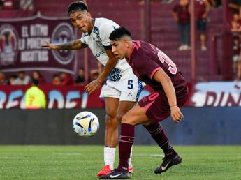 Cuando el Río suena... Talleres lo ganaba ante Lanús por un ex Banfield, con festejo inconcluso