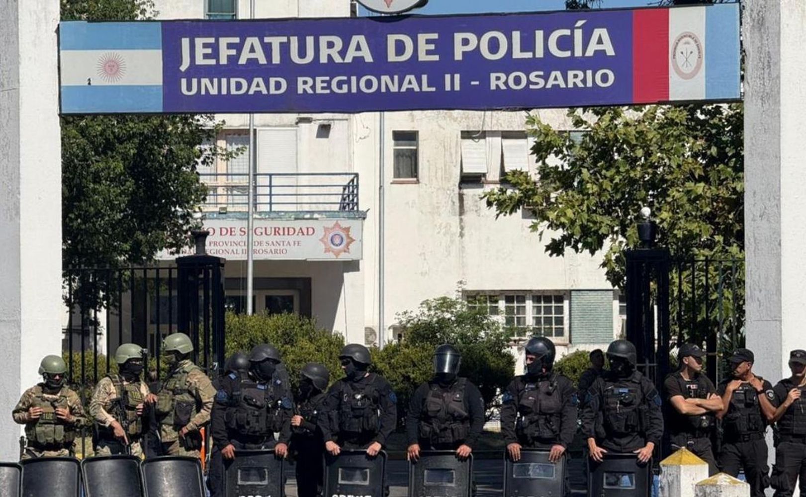 Protesta Policía de Rosario
