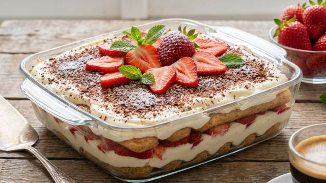Cómo hacer un tiramisú de frutilla: la receta fresca ideal para el antojo dulce de verano