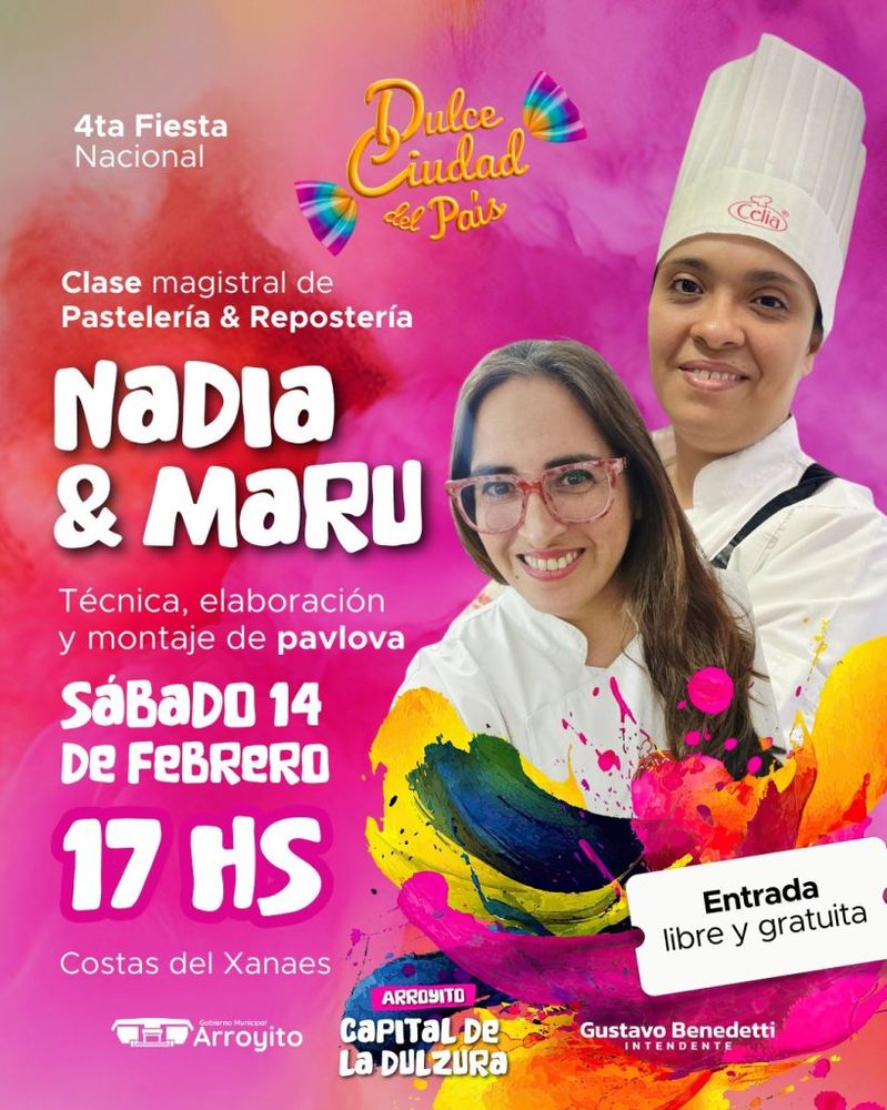 Maru López y Nadia Lamas Fiesta Dulce Ciudad del País Arroyito