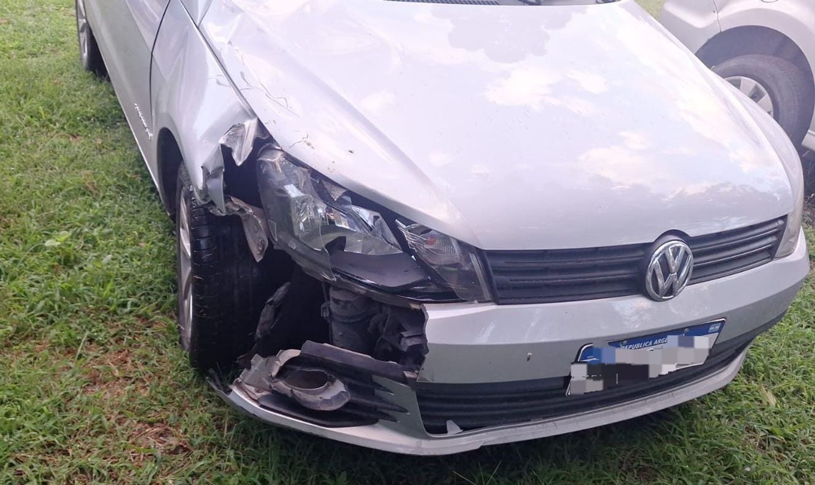 El auto involucrado.