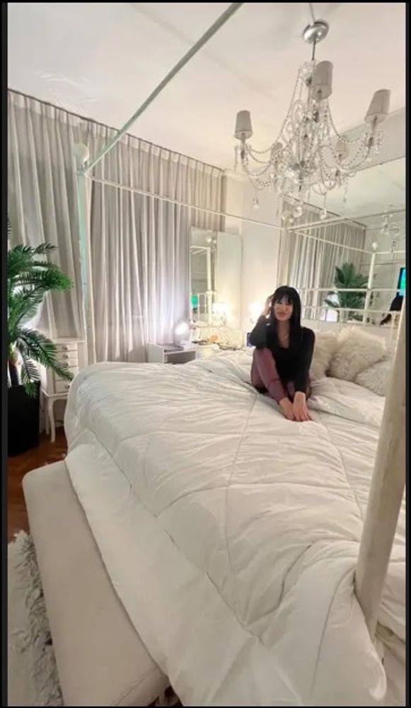 Así es el cuarto de Marixa Balli.