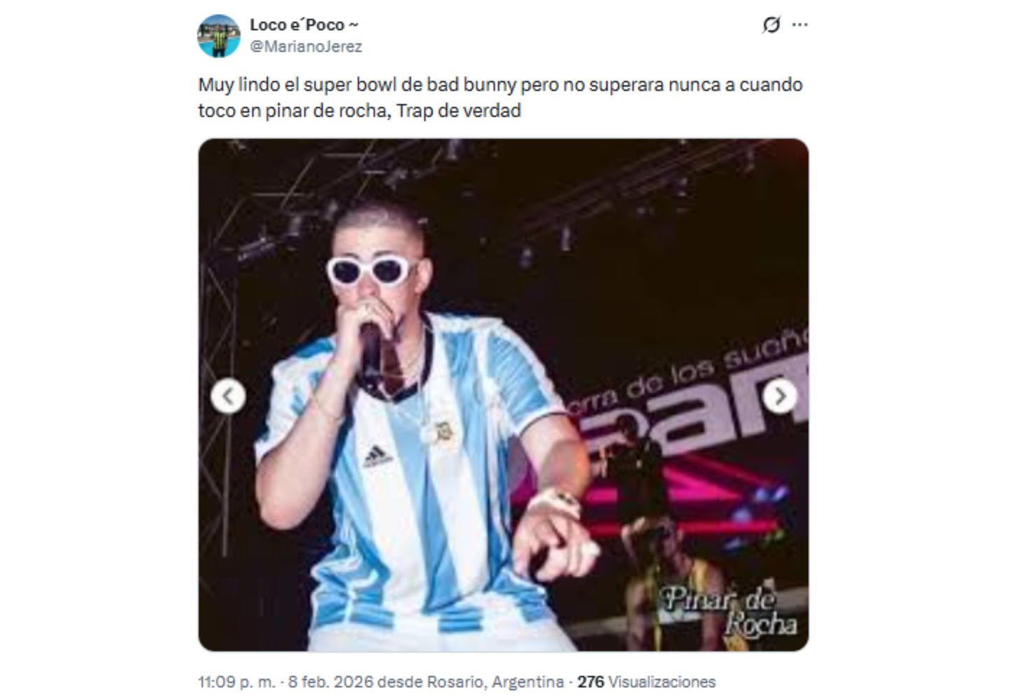 Fotos del show en Pinar de Rocha.