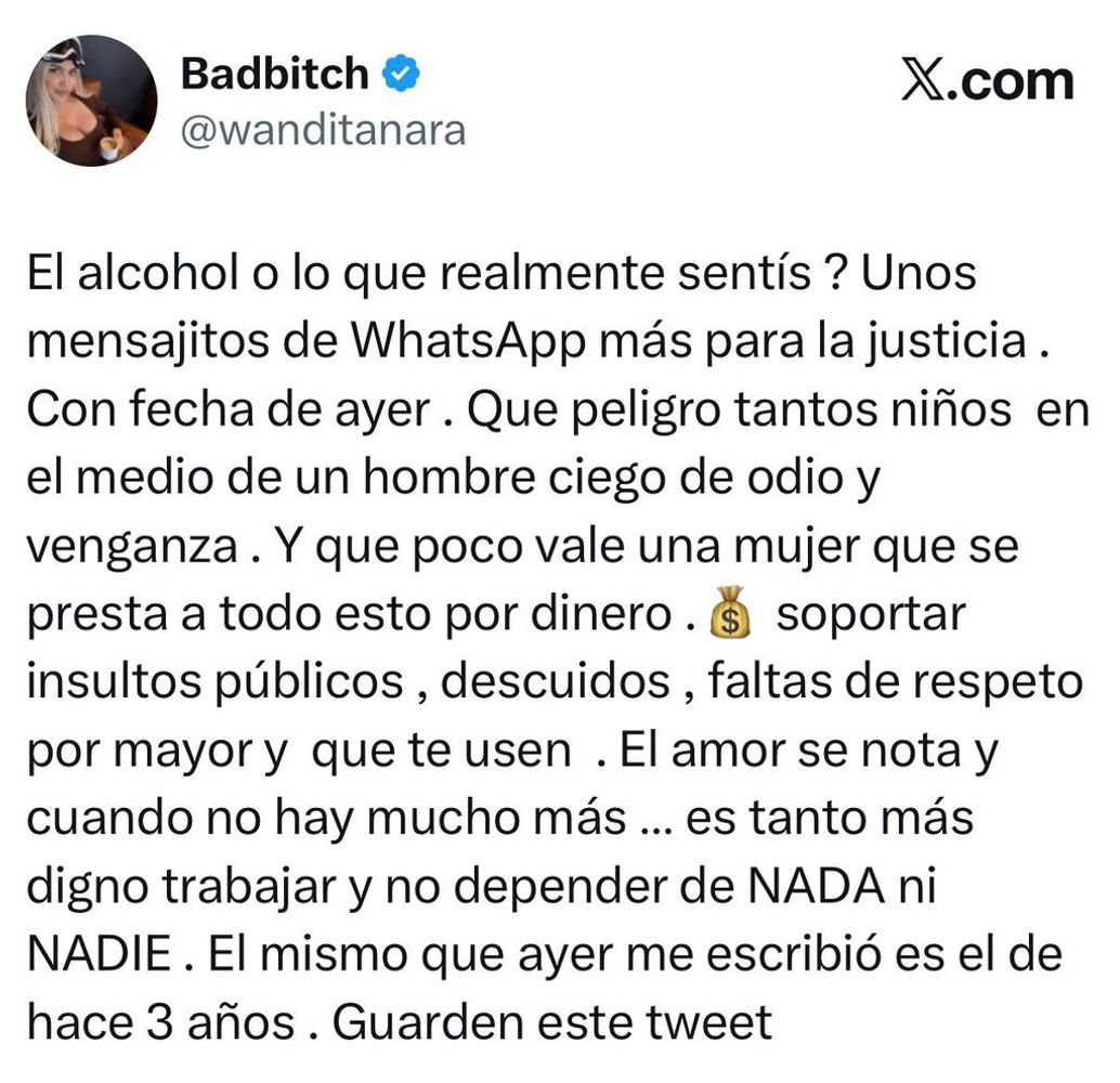 Wanda Nara contra Mauro Icardi