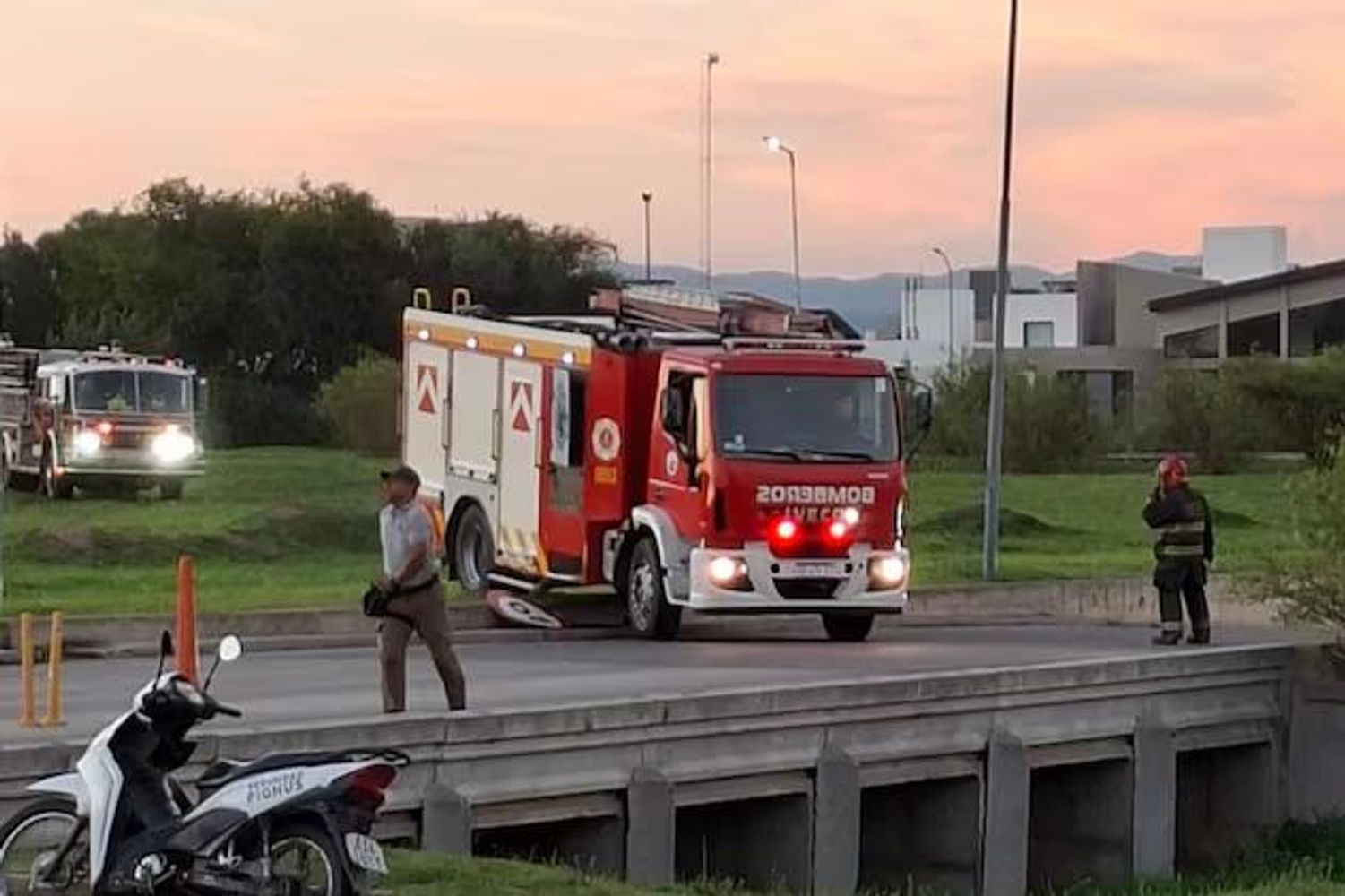 El incendio en La Docta comenzó antes de las 20 del martes 10 de febrero.