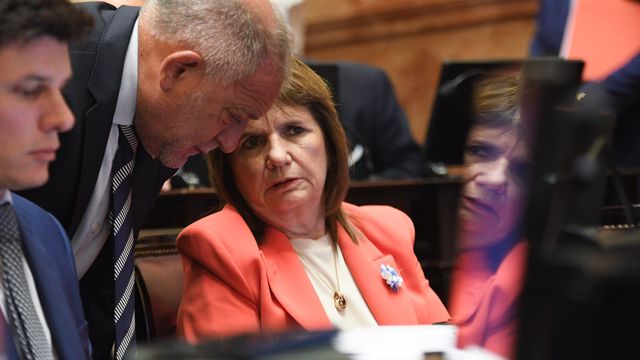 Patricia Bullrich en el Senado