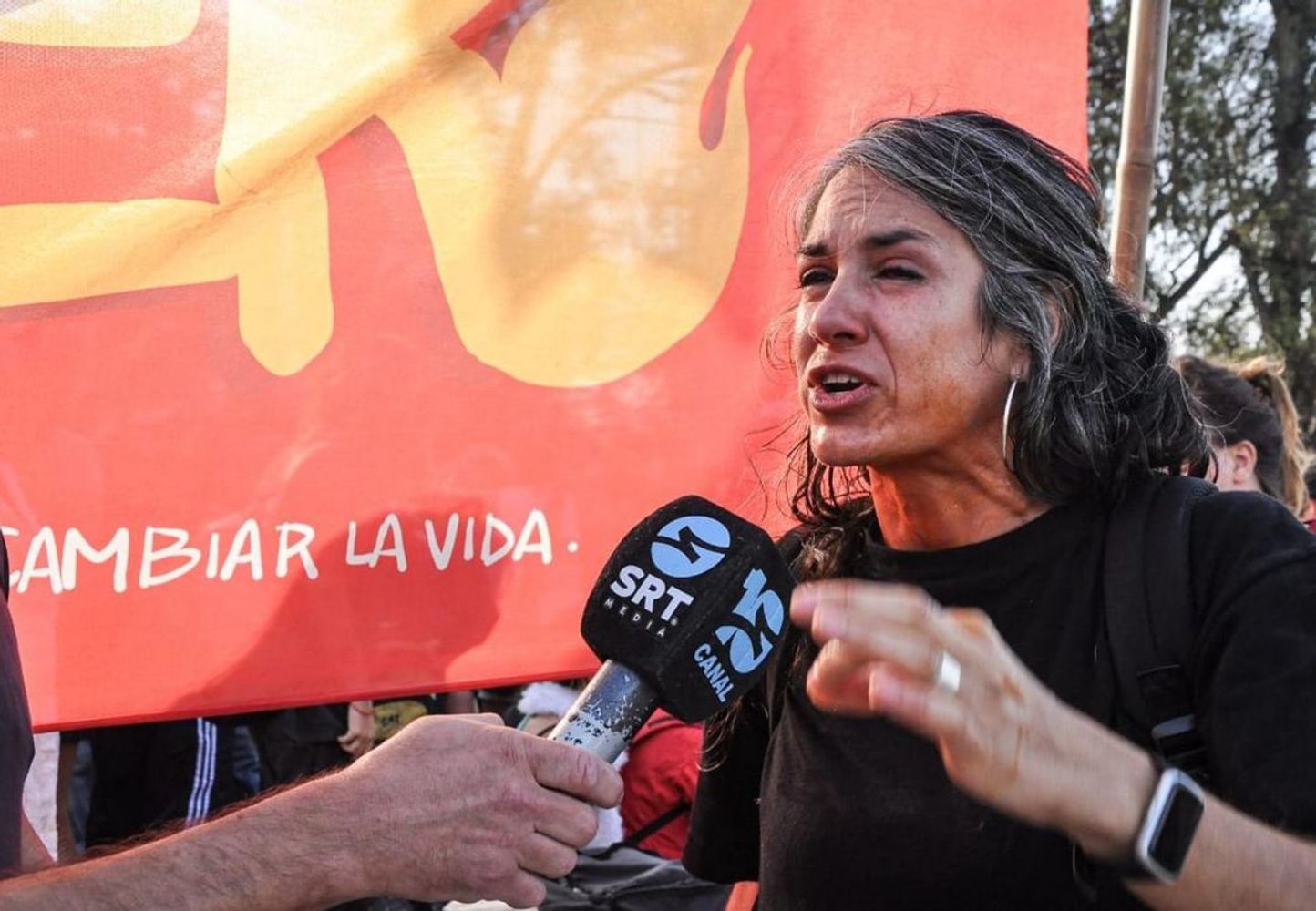 Disturbios en la protesta contra la reforma laboral en Córdoba. 